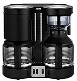 Krups KM8508 Doppel-Kaffeeautomat Duothek Plus | Kombiautomat | Kaffee und Tee |...