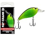 Wild Devil Baits Fat Crank Wobbler Hardbait Crankbait Kunstköder Raubfisch...