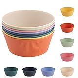 Müslischalen Salat Schüsseln 8er Set, Leichte Salatschüssel Unzerbrechlich...