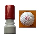 Personalisierbarer Golfball-Stempel A-Z 0–9 mit Tinte Initial Ei. Verwendet...