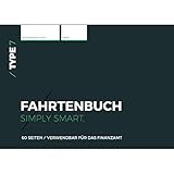 Type 7 - Premium-Fahrtenbuch, DIN A6, 60 Seiten, für Finanzamt geeignet - für...