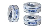 3 x PE Putzband Blue Dolphin 48mm x 33m (Gesamt 99m) | Putzerband Abklebeband UV...