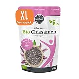 BORCHERS Chia Samen schwarz, 500g, Hohe Quellfähigkeit, ballaststoffreich,...