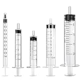 15 Stück Spritzen 1ML 3ML 5ML 10ML 20ML Wiederverwendbare Spritze,...