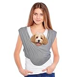 Amexo Freihändige Hundetasche, Tragetasche Hund Tragetuch für Hunde Frontpaket...