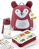 LAUBGOLD® Kindergartenrucksack Mädchen u. Jungen Set inkl. Brotdose u....