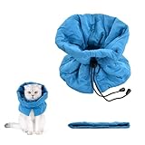 Katzenhalsband S M, Halskrause Katze Weich Atmungsaktiv Verstellbar, Halsband...