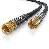 CSL - 5m SAT Kabel 8k 4k HDTV 135dB - Premium SAT Koaxialkabel Satellitenkabel F...