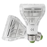 SANSI 15W LED Pflanzenlampe Vollspektrum, E27 Pflanzenlicht 200W Äquivalent...