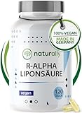 naturally R Alpha Liponsäure Kapseln [120 Stück] – 300 mg hochdosiert,...