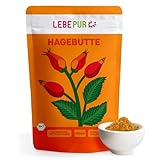 Lebepur BIO Hagebuttenpulver 1kg | aus biologischer Landwirtschaft | 100% ganze...
