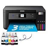 Epson EcoTank ET-2850 A4-Multifunktions-Wi-Fi-Tintentankdrucker, mit einem im...