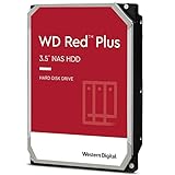 WD Red Plus 6TB NAS 3.5' Internal Hard Drive - 5400 RPM Class, SATA 6Gb/s, CMR,...