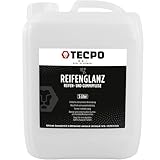 TECPO Auto Reifenglanz, 5 Liter Gummi- und Reifenpflege Reifenglanzmittel...
