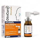 OtoCura Ohrenspray 10 ml, Ohrenreiniger aus Olivenöl, Mandelöl und...