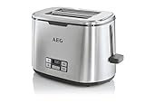 AEG AT7800 7 Series Digital 2-Slice Toaster - Stainless Steel by AEG