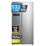 Midea MERS530FGD02 Side-by-Side Kühl-/Gefrierkombination/NoFrost/Inverter...