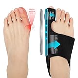 ACWOO Hallux Valgus Korrektur Schiene, 2 Korrektur Schiene und 2x Zehenspreizer,...