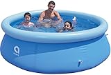 Avenli Pool 244 x 63 cm Family Prompt Set Pool Aufstellpool Pool-Set blau...