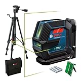 Bosch Professional Linienlaser GLL 2-15 G (grüner Laser, Innenbereich,...