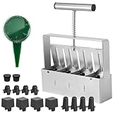 HRKVSK Erdballenpresse Anzucht, 5,1 cm Soil Blocker, Erdpresse Anzucht, Soil...