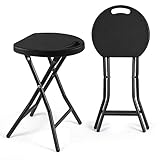 Rfiver Klapphocker 2er Set mit Handle, Tragbarer Klappbarer Faltbarer Hocker,...