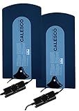 Calesco 2x Wasserbettheizung Carbon PTC (250 Watt) 30 x 60 cm,...