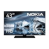 Nokia 43 Zoll (108cm) Full HD LED Fernseher Smart Android TV (WLAN, HDR, Triple...