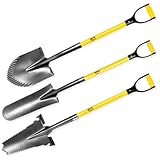 MISTER TOOL 3-TLG. Spezialspaten-Set - Kombi-, Drainage- & Wurzelspaten -...