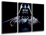 Wandbild - Star Wars, Darth Vader, 97 x 62 cm, Holzdruck - XXL Format -...