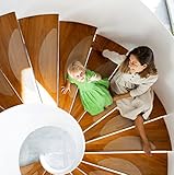 cocofy Stufenmatten Sticker klein innen transparent 16x Kleinformat (55x15 cm)...