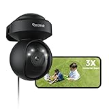 Reolink 4K PTZ Überwachungskamera Aussen WLAN, 3X Optischem Zoom,...