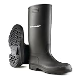DUNLOP Sports Herren Stiefel, Schwarz, 45 EU, Pricemastor