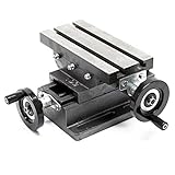 Wiltec Kreuztisch 220x100 mm, Frästisch Mit 120 mm X-Achse, 90 mm Y-Achse,...