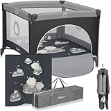 LIONELO BONNIE Laufgitter bis 15 kg, von der Geburt bis 36 Monate, Seitlicher...