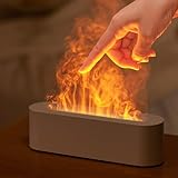 Aroma Diffuser mit Flammen Effekt, 150ml Luftbefeuchter Humidifier DuftöL...