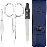marQus Nagelschere und Pinzetten Set 3 teilig - mit Feile aus Solingen, das...