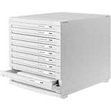 HAN Schubladenbox CONTUR mit 10 flachen offenen Schubladen bis Format B4, inkl....