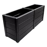 NYVI Hochbeet NYVIGreen XL 158x44x61cm 392 Liter - Gartenbeet aus wetterfestem &...