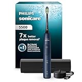 Philips Sonicare 5500 elektrische Zahnbürste, Schallzahnbürste mit 2 Putzmodi,...