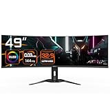 GIGABYTE AORUS Gebogener Gaming-Monitor CO49DQ OLED - 5120x1440 (DQHD), 1800R,...