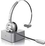 CSL - Bluetooth Headset mit Mikrofon, mind. 18 Std Sprechzeit & 10m Reichweite,...