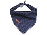 lionet paws Hunde Bandana Kopftücher Hundehalstuch Dreieckstuch, Blau...