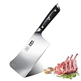 SHAN ZU Hackmesser Fleichmesser Chinesisches Hackmesser 17.8cm 21 ° Klinge...