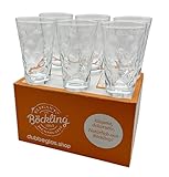 6 x Pfalz Dubbeglas 0,25 L + 6 x 'Pfälzer Sprüche' Woideckel - Weinschorle...