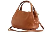 AmbraModa Damen handtasche Henkeltasche Schultertasche aus Echtleder GL023...
