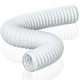 HG Power Abluftschlauch Ø150mm Länge 5m Flexibel PVC Alurohr Lüftungsschlauch...