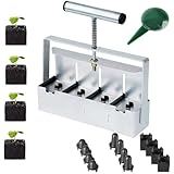 Handgehaltener Bodenblockierer 5 * 5CM Saatgut Block Macher auf einmal Boden...
