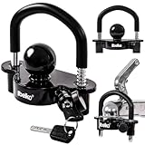 BELKO® Anhängerschloss für gängige Anhängerkupplung 50mm - inkl. 2...