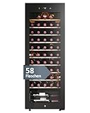 Haier Weinklimaschrank 50 SERIE 3 HWS58GGH1 I Weinkühlschrank für 58 Flaschen...